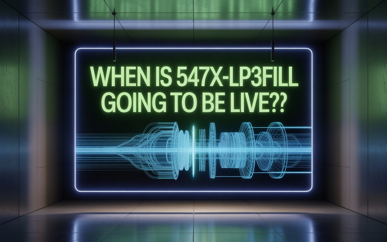when is 547x-lp83fill going to be live